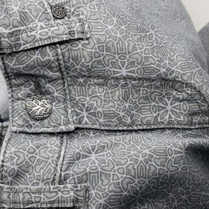 PrAna Womens Kara Skinny Floral Mandella Organic Cotton Jeans Size 2 Sustainable